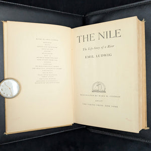 The Nile: The Life-Story of a River by Emil Ludwig (FIRST ENGLISH EDITION), 1937 🌊📜🗺️
