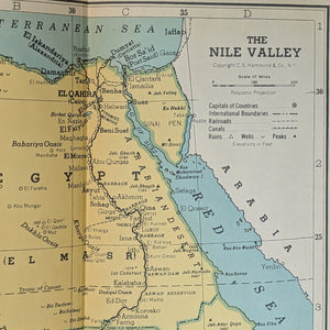 The Nile: The Life-Story of a River by Emil Ludwig (FIRST ENGLISH EDITION), 1937 🌊📜🗺️