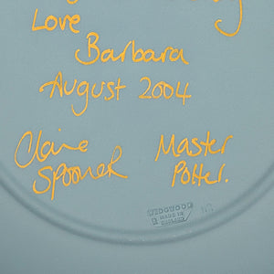 Wedgwood Jasperware Plate – "Lighthouse Arch" Motif, Signed Master Potter Inscription (England), c. 2004 ⚓️💎🇬🇧