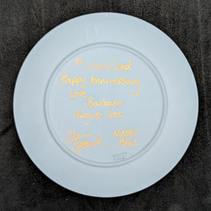 Wedgwood Jasperware Plate – "Lighthouse Arch" Motif, Signed Master Potter Inscription (England), c. 2004 ⚓️💎🇬🇧