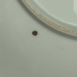 Antique Hand-Painted Nippon Dish – Iridescent Shell Form, Rose Motif & Gilt Handle (Japan), c. 1915 🌸👑🇯🇵