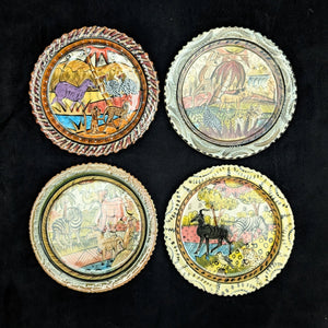 Hand-Painted Zimbabwean Safari Plates – Penzo Pottery, Signed by Artists (c. 2007) 🐘🎨🇿🇼