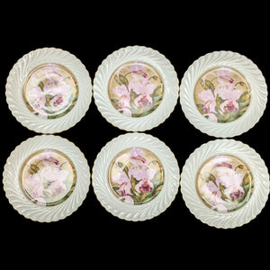 Hand-Painted Commemorative Plate Set – Haviland Limoges for D.A.R. "A Legacy Preserved" (c. 1982) 🌸⚜️🇫🇷
