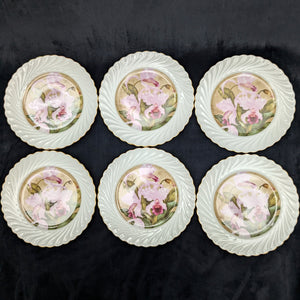 Hand-Painted Commemorative Plate Set – Haviland Limoges for D.A.R. "A Legacy Preserved" (c. 1982) 🌸⚜️🇫🇷