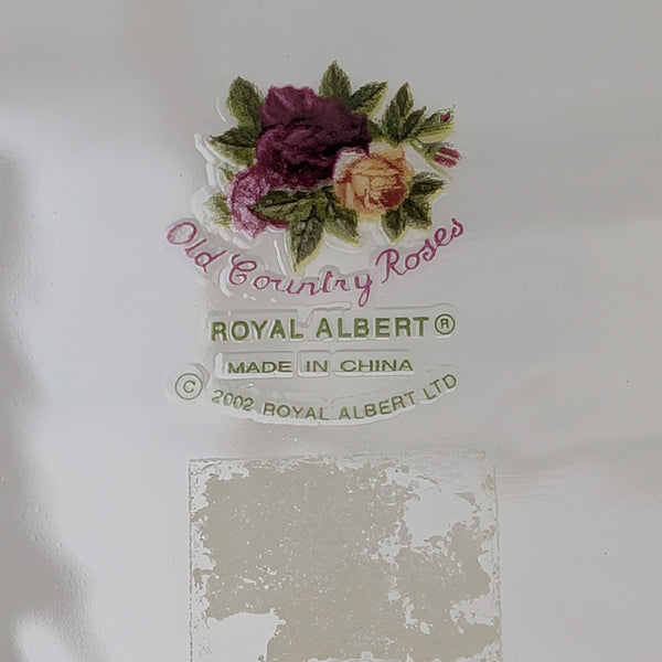 Royal Albert Oval Platter – Old Country Roses, Perforated Edge (2002 Giftware) 🌹👑