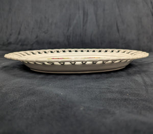 Royal Albert Oval Platter – Old Country Roses, Perforated Edge (2002 Giftware) 🌹👑