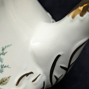 Ellgreave Genuine Ironstone Teapot by Wood & Sons (Mid-Century Modern Floral Grid), Circa 1950s 🇬🇧☕️⚜️