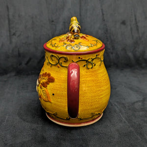 Bella Casa by Ganz Figural Bird Teapot (Autumn Harvest Ceramic), Circa 2000s 🍂🐦🍁