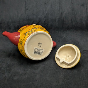 Bella Casa by Ganz Figural Bird Teapot (Autumn Harvest Ceramic), Circa 2000s 🍂🐦🍁