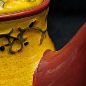 Bella Casa by Ganz Figural Bird Teapot (Autumn Harvest Ceramic), Circa 2000s 🍂🐦🍁