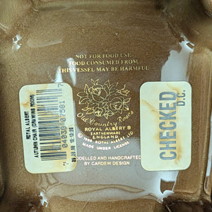 Royal Albert Autumn Chair Figural Teapot by Cardew Design (Old Country Roses Pattern), Circa 1990s 👑🪑🌹