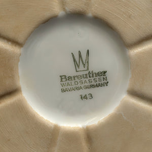 Product Listing: Bareuther Fine Porcelain Teapot (Pink Rose Decal Pattern 143), Bavaria, Circa 1960s 🇩🇪🌹⚜️