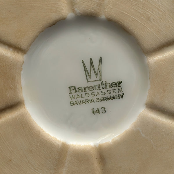 Product Listing: Bareuther Fine Porcelain Teapot (Pink Rose Decal Pattern 143), Bavaria, Circa 1960s 🇩🇪🌹⚜️