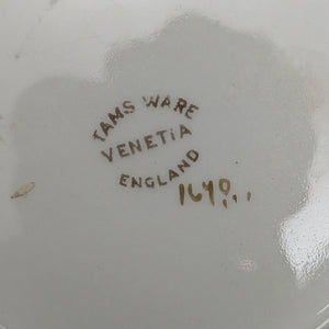 Tams Ware Earthenware Teapot (Venetia Art Deco Sailboat Pattern 1649), Circa 1930s ⛵️🇬🇧🎨