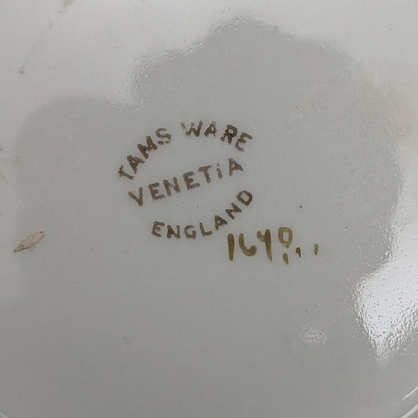 Tams Ware Earthenware Teapot (Venetia Art Deco Sailboat Pattern 1649), Circa 1930s ⛵️🇬🇧🎨