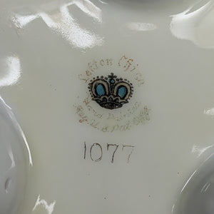 Lefton China Demitasse Pot (Footed Rococo Revival Pink Roses #1077), Circa 1960s 👑🌹🇯🇵