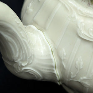 Rosenthal Sanssouci 10 Rosen Four-Piece Tea Service (Molded Rococo Revival Porcelain), Circa 1960s 🇩🇪👑🌹