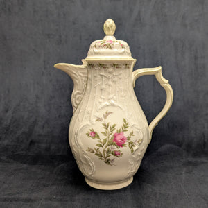 Rosenthal Sanssouci 10 Rosen Four-Piece Tea Service (Molded Rococo Revival Porcelain), Circa 1960s 🇩🇪👑🌹