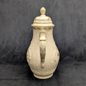 Rosenthal Sanssouci 10 Rosen Four-Piece Tea Service (Molded Rococo Revival Porcelain), Circa 1960s 🇩🇪👑🌹