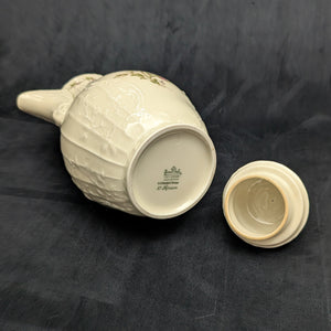 Rosenthal Sanssouci 10 Rosen Four-Piece Tea Service (Molded Rococo Revival Porcelain), Circa 1960s 🇩🇪👑🌹