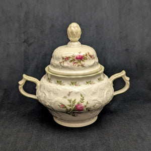 Rosenthal Sanssouci 10 Rosen Four-Piece Tea Service (Molded Rococo Revival Porcelain), Circa 1960s 🇩🇪👑🌹