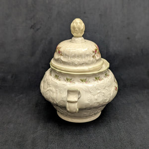 Rosenthal Sanssouci 10 Rosen Four-Piece Tea Service (Molded Rococo Revival Porcelain), Circa 1960s 🇩🇪👑🌹