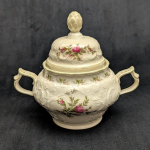 Rosenthal Sanssouci 10 Rosen Four-Piece Tea Service (Molded Rococo Revival Porcelain), Circa 1960s 🇩🇪👑🌹