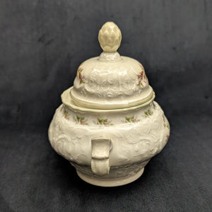 Rosenthal Sanssouci 10 Rosen Four-Piece Tea Service (Molded Rococo Revival Porcelain), Circa 1960s 🇩🇪👑🌹