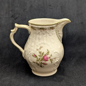 Rosenthal Sanssouci 10 Rosen Four-Piece Tea Service (Molded Rococo Revival Porcelain), Circa 1960s 🇩🇪👑🌹