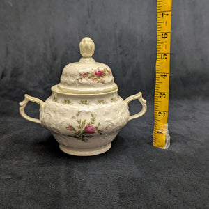 Rosenthal Sanssouci 10 Rosen Four-Piece Tea Service (Molded Rococo Revival Porcelain), Circa 1960s 🇩🇪👑🌹