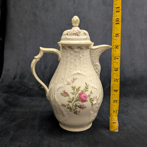 Rosenthal Sanssouci 10 Rosen Four-Piece Tea Service (Molded Rococo Revival Porcelain), Circa 1960s 🇩🇪👑🌹