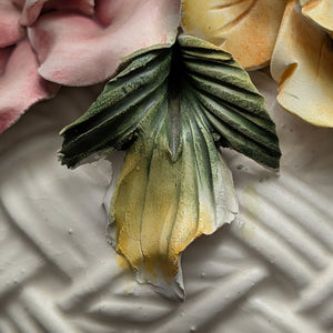 Capodimonte Style Ornamental Coffee Pot (Basket Weave, Applied Flowers, Made in Italy), Circa 1960s 🇮🇹👑🌹