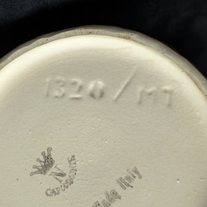 Capodimonte Style Ornamental Coffee Pot (Basket Weave, Applied Flowers, Made in Italy), Circa 1960s 🇮🇹👑🌹