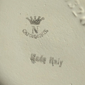 Capodimonte Style Ornamental Coffee Pot (Basket Weave, Applied Flowers, Made in Italy), Circa 1960s 🇮🇹👑🌹