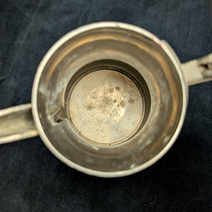 Arabian Brass Dallah Coffee Pot (Crossed Swords Engraving and Etched Foliate Design), Circa 1950s 🇸🇦☕️⚔️