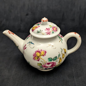 Miniature Victoria & Albert Museum "Bow" Teapot (Franklin Mint, 1985) 🇬🇧🌸🦋