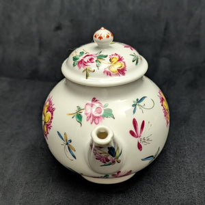 Miniature Victoria & Albert Museum "Bow" Teapot (Franklin Mint, 1985) 🇬🇧🌸🦋