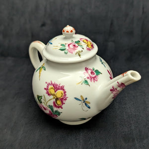 Miniature Victoria & Albert Museum "Bow" Teapot (Franklin Mint, 1985) 🇬🇧🌸🦋