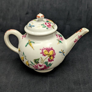 Miniature Victoria & Albert Museum "Bow" Teapot (Franklin Mint, 1985) 🇬🇧🌸🦋