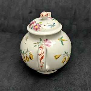 Miniature Victoria & Albert Museum "Bow" Teapot (Franklin Mint, 1985) 🇬🇧🌸🦋