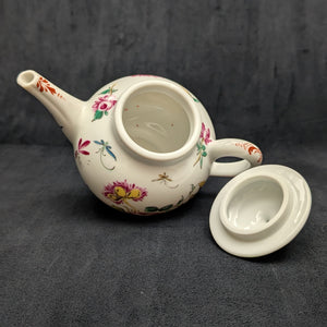 Miniature Victoria & Albert Museum "Bow" Teapot (Franklin Mint, 1985) 🇬🇧🌸🦋