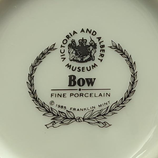 Miniature Victoria & Albert Museum "Bow" Teapot (Franklin Mint, 1985) 🇬🇧🌸🦋