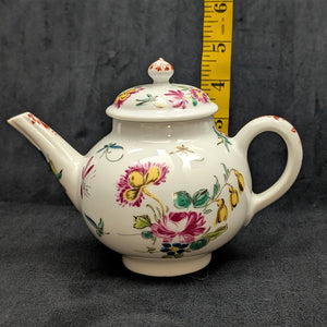 Miniature Victoria & Albert Museum "Bow" Teapot (Franklin Mint, 1985) 🇬🇧🌸🦋