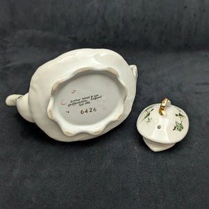 Vintage Arthur Wood English Rose Teapot (Staffordshire, England) 🇬🇧🌹❤️