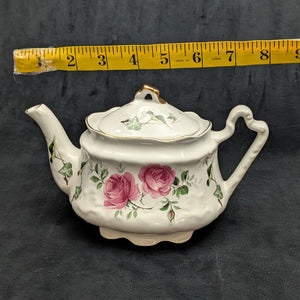 Vintage Arthur Wood English Rose Teapot (Staffordshire, England) 🇬🇧🌹❤️