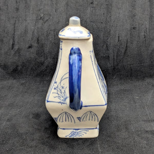 Miniature Blue & White Chinese Landscape Teapot (Decoration Only, Marked "Not For Food") 🇨🇳🏔️🚫