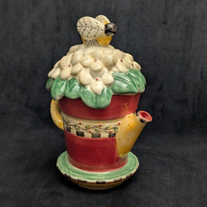 Contemporary Debbie Mumm Figural Teapot (Sakura, Bumblebee) 🐝🌸🏡