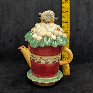 Contemporary Debbie Mumm Figural Teapot (Sakura, Bumblebee) 🐝🌸🏡