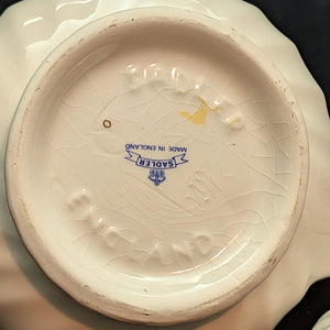 Vintage Sadler Swirl Teapot with Fruit & Floral Pattern (Made in England) 🇬🇧🌸🍇