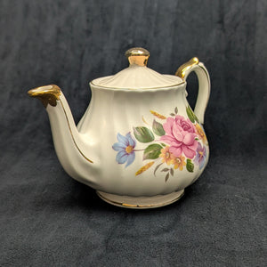 Vintage Sadler "Windsor Swirl" Teapot (England), Mid-Century 🇬🇧🌹💙